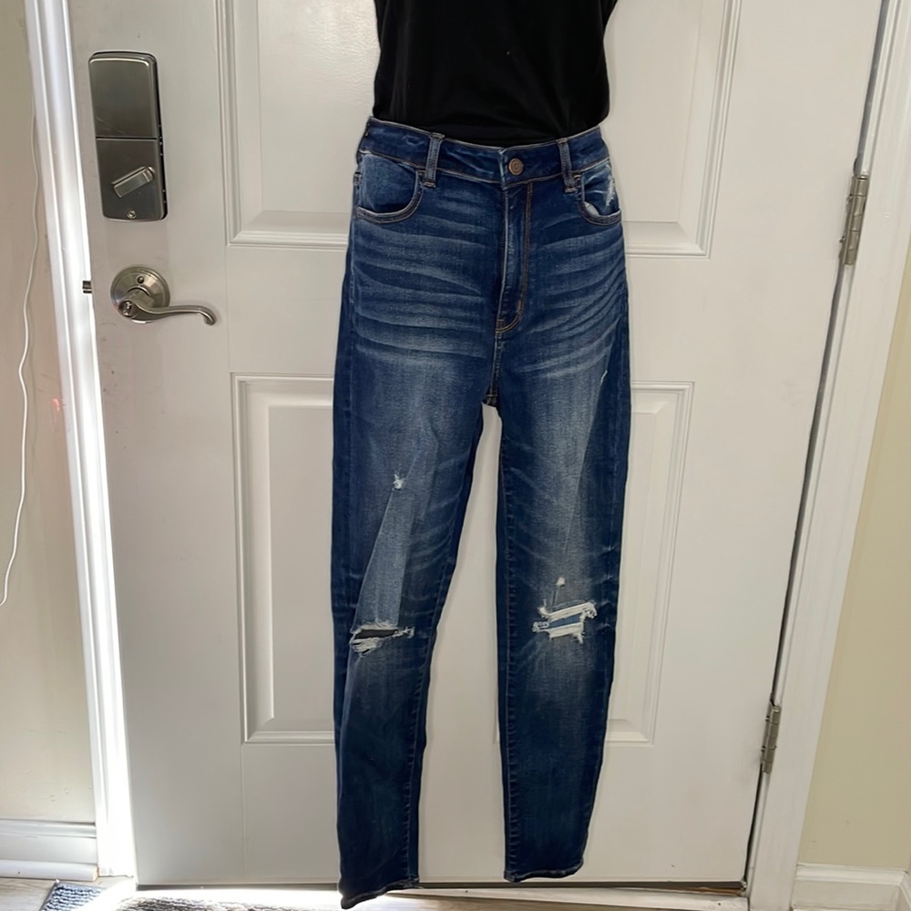 American Eagle jeans size 8, high rise jegging